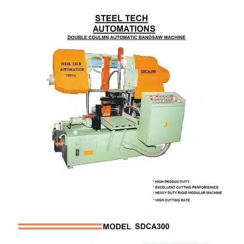 Fully automatic double column bandsaw machine
